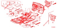 FLOOR MAT/INSULATOR  for Honda CR-V 2.0 EXECUTIVE 5 Doors 5 speed automatic 2013