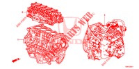 ENGINE ASSY./TRANSMISSION  ASSY. (2.0L) for Honda CR-V 2.0 S 5 Doors 6 speed manual 2013