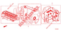 GASKET KIT/ TRANSMISSION ASSY. (2.0L) for Honda CR-V 2.0 S 5 Doors 6 speed manual 2013