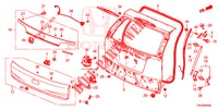 TAILGATE PANEL (2D)  for Honda CR-V 2.0 S 5 Doors 6 speed manual 2013