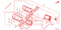CENTER DISPLAY (LH) for Honda CR-V 2.0 COMFORT 5 Doors 6 speed manual 2014
