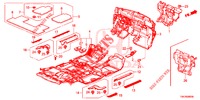 FLOOR MAT/INSULATOR  for Honda CR-V 2.0 COMFORT 5 Doors 6 speed manual 2014