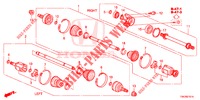 FRONT DRIVESHAFT/HALF SHA FT (2.0L) for Honda CR-V 2.0 COMFORT 5 Doors 6 speed manual 2014