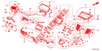 INSTRUMENT GARNISH (COTE DE CONDUCTEUR) (LH) for Honda CR-V 2.0 COMFORT 5 Doors 6 speed manual 2014