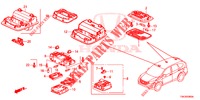 INTERIOR LIGHT  for Honda CR-V 2.0 COMFORT 5 Doors 6 speed manual 2014