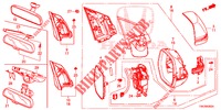 MIRROR/SUNVISOR (3) for Honda CR-V 2.0 COMFORT 5 Doors 6 speed manual 2014