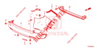 REAR BUMPER  for Honda CR-V 2.0 COMFORT 5 Doors 6 speed manual 2014