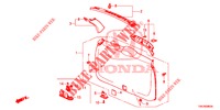 TAILGATE LINING/ REAR PANEL LINING (2D)  for Honda CR-V 2.0 COMFORT 5 Doors 6 speed manual 2014