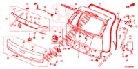 TAILGATE PANEL (2D)  for Honda CR-V 2.0 COMFORT 5 Doors 6 speed manual 2014