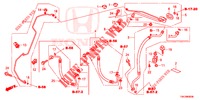 AIR CONDITIONER (FLEXIBLES/TUYAUX) (2.0L/2.4L) (LH) for Honda CR-V 2.0 COMFORT 5 Doors 5 speed automatic 2014