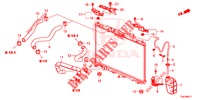 RADIATOR HOSE/RESERVE TAN K (2) for Honda CR-V 2.0 COMFORT 5 Doors 5 speed automatic 2014
