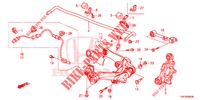 REAR LOWER ARM/RADIUS ROD  for Honda CR-V 2.0 COMFORT 5 Doors 5 speed automatic 2014