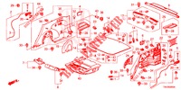 REAR SIDE LINING (2D)  for Honda CR-V 2.0 COMFORT 5 Doors 5 speed automatic 2014
