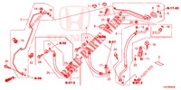 AIR CONDITIONER (FLEXIBLES/TUYAUX) (2.0L/2.4L) (LH) for Honda CR-V 2.0 ELEGANCE 5 Doors 6 speed manual 2014
