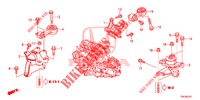 ENGINE MOUNTS (2.0L) (MT) for Honda CR-V 2.0 ELEGANCE 5 Doors 6 speed manual 2014