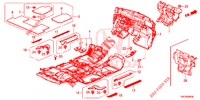 FLOOR MAT/INSULATOR  for Honda CR-V 2.0 ELEGANCE 5 Doors 6 speed manual 2014
