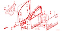 FRONT DOOR PANELS (2D)  for Honda CR-V 2.0 ELEGANCE 5 Doors 6 speed manual 2014
