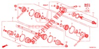 FRONT DRIVESHAFT/HALF SHA FT (2.0L) for Honda CR-V 2.0 ELEGANCE 5 Doors 6 speed manual 2014