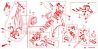 FRONT SEAT/SEATBELTS  for Honda CR-V 2.0 ELEGANCE 5 Doors 6 speed manual 2014