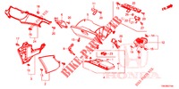 INSTRUMENT GARNISH (COTE DE PASSAGER) (LH) for Honda CR-V 2.0 ELEGANCE 5 Doors 6 speed manual 2014