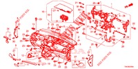 INSTRUMENT PANEL UPPER (LH) for Honda CR-V 2.0 ELEGANCE 5 Doors 6 speed manual 2014