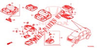 INTERIOR LIGHT  for Honda CR-V 2.0 ELEGANCE 5 Doors 6 speed manual 2014