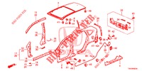 OUTER PANELS/ROOF PANEL  for Honda CR-V 2.0 ELEGANCE 5 Doors 6 speed manual 2014