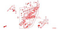 REAR DOOR LINING (4D)  for Honda CR-V 2.0 ELEGANCE 5 Doors 6 speed manual 2014