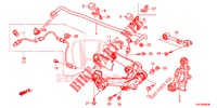 REAR LOWER ARM/RADIUS ROD  for Honda CR-V 2.0 ELEGANCE 5 Doors 6 speed manual 2014