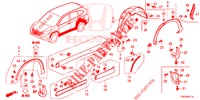 SIDE SILL GARNISH/PROTECT OR  for Honda CR-V 2.0 ELEGANCE 5 Doors 6 speed manual 2014