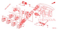 SWITCH (LH) for Honda CR-V 2.0 ELEGANCE 5 Doors 6 speed manual 2014