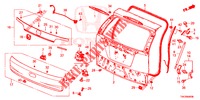 TAILGATE PANEL (2D)  for Honda CR-V 2.0 ELEGANCE 5 Doors 6 speed manual 2014