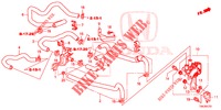 WATER HOSE/HEATER DUCT (2.0L) (LH) for Honda CR-V 2.0 ELEGANCE 5 Doors 6 speed manual 2014