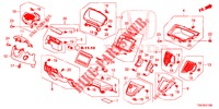 INSTRUMENT GARNISH (COTE DE CONDUCTEUR) (LH) for Honda CR-V 2.0 ELEGANCE 5 Doors 5 speed automatic 2014