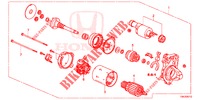 STARTER MOTOR (DENSO) (2.0L) (1) for Honda CR-V 2.0 ELEGANCE 5 Doors 5 speed automatic 2014