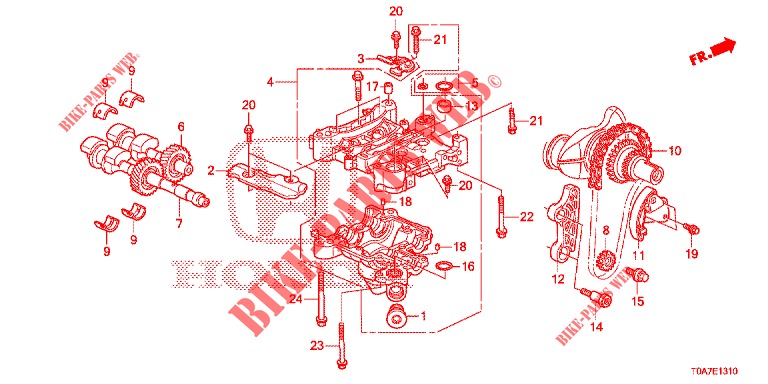 BALANCER SHAFT (2.0L) for Honda CR-V 2.0 ELEGANCE 5 Doors 5 speed automatic 2014