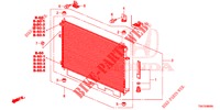 AIR CONDITIONER (CONDENSATEUR) (1) for Honda CR-V 2.0 ELEGANCE L 5 Doors 6 speed manual 2014