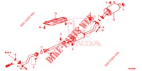 EXHAUST PIPE/SILENCER (2.0L) for Honda CR-V 2.0 ELEGANCE L 5 Doors 6 speed manual 2014