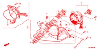 FOG LAMP  for Honda CR-V 2.0 ELEGANCE L 5 Doors 6 speed manual 2014