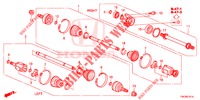 FRONT DRIVESHAFT/HALF SHA FT (2.0L) for Honda CR-V 2.0 ELEGANCE L 5 Doors 6 speed manual 2014