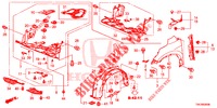 FRONT FENDERS  for Honda CR-V 2.0 ELEGANCE L 5 Doors 6 speed manual 2014