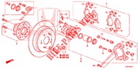 REAR BRAKE (2) for Honda CR-V 2.0 ELEGANCE L 5 Doors 6 speed manual 2014