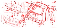 TAILGATE PANEL (2D)  for Honda CR-V 2.0 ELEGANCE L 5 Doors 6 speed manual 2014