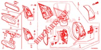 MIRROR/SUNVISOR (3) for Honda CR-V 2.0 ELEGANCE L 5 Doors 5 speed automatic 2014