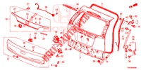 TAILGATE PANEL (2D)  for Honda CR-V 2.0 ELEGANCE L 5 Doors 5 speed automatic 2014