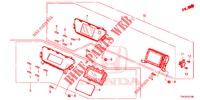 CENTER DISPLAY (LH) for Honda CR-V 2.0 EXCLUSIVE NAVI 5 Doors 6 speed manual 2014