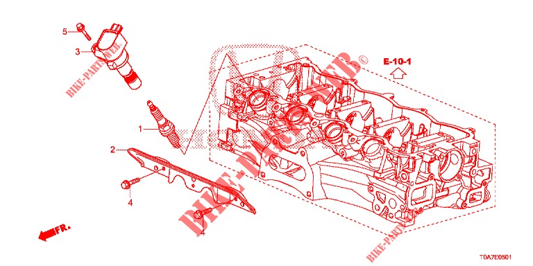 PLUG HOLE COIL (2.0L) for Honda CR-V 2.0 EXCLUSIVE NAVI 5 Doors 6 speed manual 2014