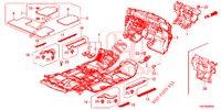FLOOR MAT/INSULATOR  for Honda CR-V 2.0 EXCLUSIVE NAVI 5 Doors 5 speed automatic 2014