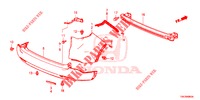 REAR BUMPER  for Honda CR-V 2.0 EXCLUSIVE NAVI 5 Doors 5 speed automatic 2014