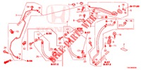AIR CONDITIONER (FLEXIBLES/TUYAUX) (2.0L/2.4L) (LH) for Honda CR-V 2.0 S 5 Doors 6 speed manual 2014
